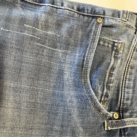 Vintage America Light Blue Straight Leg Jeans - Picture 4 of 5